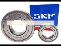 بلبرینگ ساچمه ای شیار عمیق SKF 6314 ZZ 70*150*35mm با درپوش گرد و غبار، روانکاری با گریس آب بندی شده، سرعت 4300 دور در دقیقه