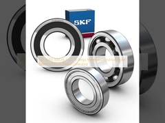 SKF 6203  100Cr6 / GCr15 مواد حلقه ای بلبرینگ های استوانه ای غلتکی P4 برای لقی شعاعی