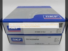 SKF 7013 ACDGA/P4A حداکثر محدودیت سرعت روان کننده روغن 8500 R/min گوشه ای بال تماس 65x100x18mm