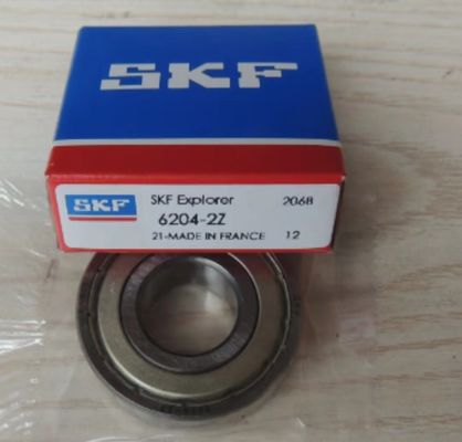6204 ZZ گره عمیق مهر و موم شده برای کاربردهای سرعت Cor 6.65 KN
