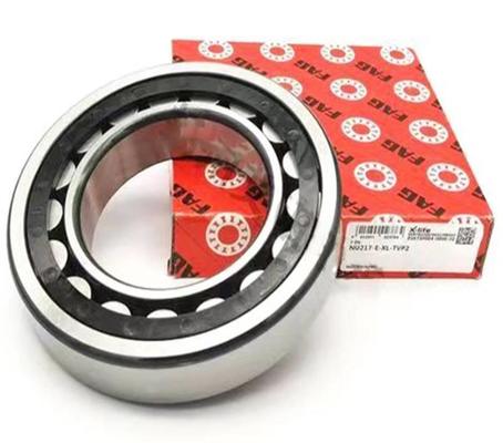 بلبرینگ استوانه ای FAG NU211E، 95.5 کیلو نیوتن بار استاتیک، 6700 دور در دقیقه