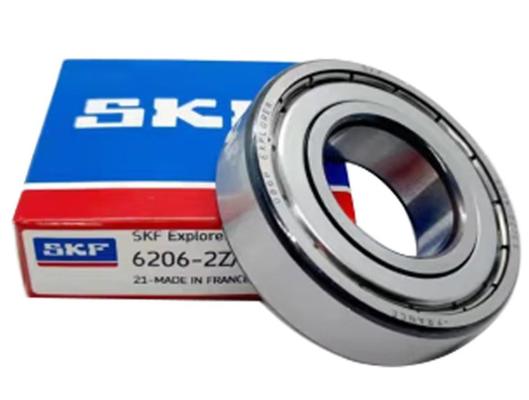 بلبرینگ شیار عمیق SKF 6206، قطر داخلی 30 میلی‌متر، قفس برنجی، 19.5 کیلو نیوتن Cr